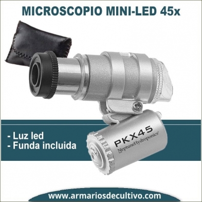 Microscopio Mini 45x con luz Led