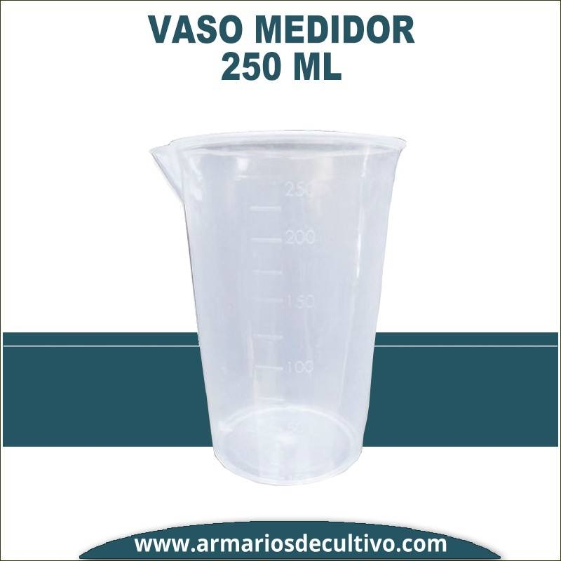 Escupir canal problema Vaso de medida de plástico de 250 ml
