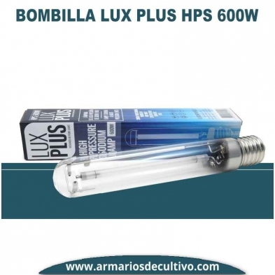 Bombilla 600w HPS Lux Plus 