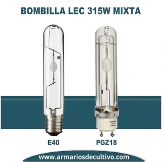 Lámpara LEC 315w Mixta - Casquillo a Elegir