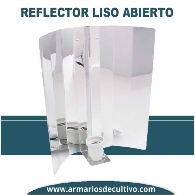 Reflector Abierto Aluminio Liso