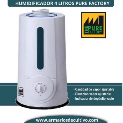 Humidificador Pure Factory 4 y 8 litros regulable