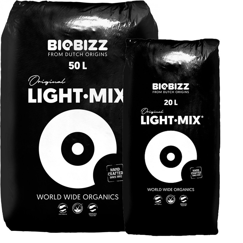 Sustrato Light Mix Biobizz 20 y 50 Litros