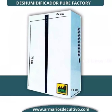 Deshumidificador Pure Factory 0.75 L/Día Estancias pequeñas