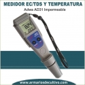 Medidor de EC-TDS y Temperatura Adwa AD31 