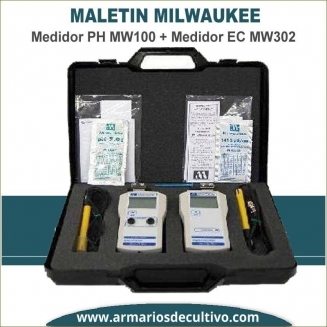 Maletín Medidor PH Mw100 + EC MW302 Milwaukee