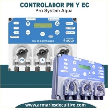 Monitor Controlador de PH y EC Pro System Aqua