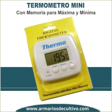Mini Termometro Máxima y Mínima