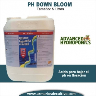 Ph Down Bloom Advanced Hydroponics (5 litros)